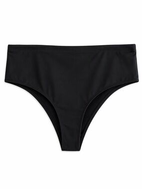 Penningtons Black Cheeky Cut Bikini Bottom - Plus Size 2X EUC